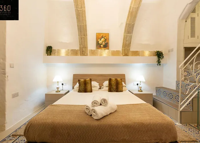 1br Charming Townhouse In Capital With Wifi By 360 Estates * Valletta
